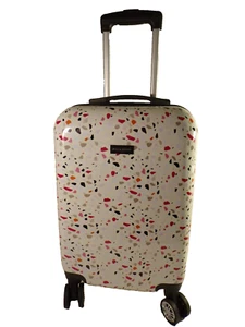 Jane & Berry Suitcase Luggage 24" Hardcase 8 Casters. Confetti Pattern - Picture 1 of 13