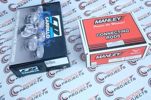 CP Pistons 86.5mm 9.0:1 CR & Manley H-Beam Rods For Nissan Skyline GT-R RB26DETT - Picture 1 of 3