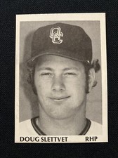 1975 TCMA Quad City Angels Team Set DOUG SLETTVET Minor League Card