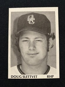 1975 TCMA Quad City Angels Team Set DOUG SLETTVET Minor League Card