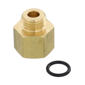 Adaptador gigante 1/4" MBSP x 1/4" FNPT para convertir roscas de BSP a NPT - Imagen 1 de 4