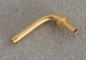 460-1521-02-03-00 Cambion Pin 1mm Right Angle Swage Mount Gold - 100 Pcs - Foto 1 di 2