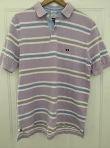 Brooks Brothers Performance Polo Shirt Lavender Striped - Size M - EUC - Picture 1 of 4