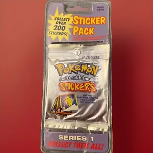 Pokemon Artbox Aufkleber 1998/99 Serie 1. Fabrik versiegelte Packung - Bild 1 von 3