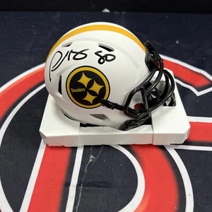 Plaxico Burress Pittsburgh Steelers Signed Lunar Eclipse Mini Helmet Steiner - Picture 1 of 3