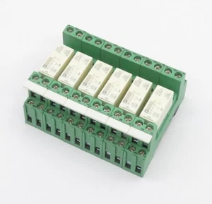 6x PHOENIX CONTACT Relay REL-MR-230AC/21HC 230V AC 1W 16A Socket PR1-BSC2/2X21 - Picture 1 of 10