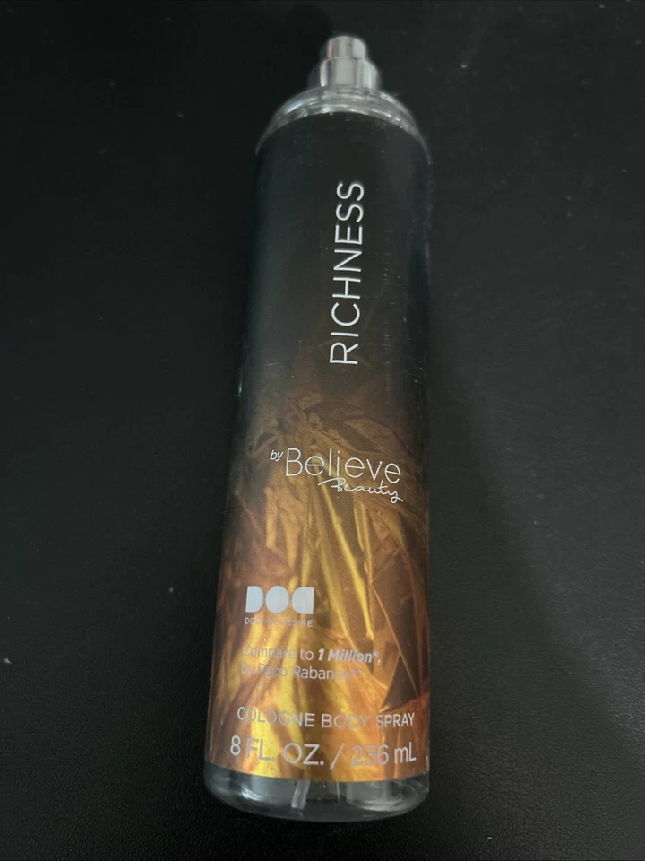 Richness By Believe Beauty Colônia Spray Corporal Inspirado em 1 Milhão 8 fl oz - Imagem 1 de 1