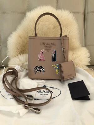 Prada charms Panier Leather bucket/shoulder bag - Image 1 of 4