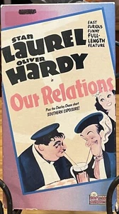 Laurel and Hardy Our Relations Vhs -Laurel and Hardy The Music Box Vhs - Picture 1 of 4