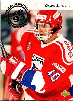 1992-93 Upper Deck - World Juniors Championships #604 Ondrej Steiner (RC) - Image 1 of 2