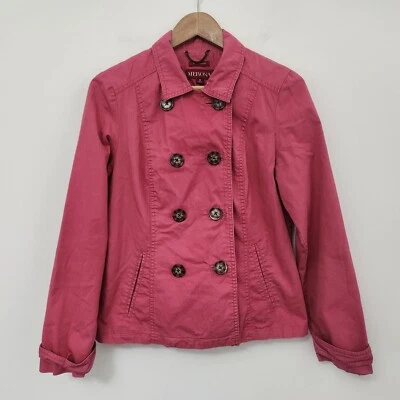 Chaqueta Abrigo Mujer MERONA Goma Rosa Repelente al Agua Guisante Talla M Foto 1 de 4