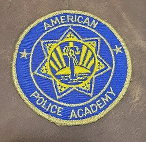 Vintage American Police Academy 4" gestickter Aufnäher - Bild 1 von 2