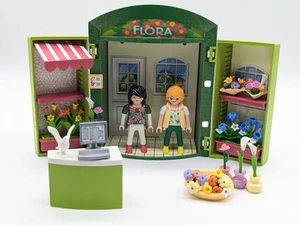 Playmobil #5639 City Life Flower Shop Take Along Play Box Set - INCOMPLETE - Bild 1 von 12
