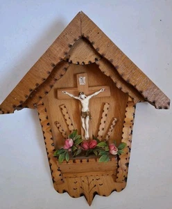 Marterl -Herrgottswinkel- Wandkreuz- Kruzifix -Kreuz- Höhe 33cm x Breite 26cm - Bild 1 von 8