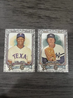 2025 ToppsAllen&Ginter Adrian Beltre/Goose Gossage Lot #323/337 Foil Filigree SP - Image 1 of 2