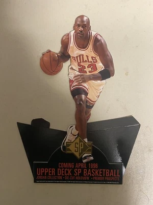 Raro Michael Jordan 1996 UD SP Baloncesto POS Contador Pantalla 11"x8" Foto 1 de 2