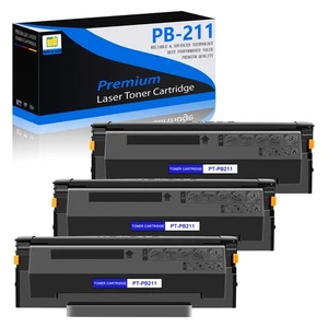 Cartucho de tóner 3PK PB-211 compatible para P2502w P2500 P2500W P2500NW M6552NW - Imagen 1 de 22