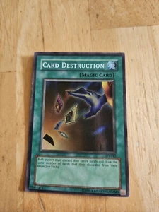 Yu-Gi-Oh! Tarjeta Magic Card Destruction SDY-042 1996 ilimitada súper rara LP - Imagen 1 de 2