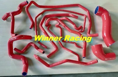 RED SILICONE HOSE For Ford Focus ST170 2.0L 2002-2004 13 PCS Foto 1 de 4
