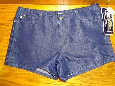 NUEVO PANTALÓN CORTO MUJER TYTE AZUL DENIM TALLA 11 ENTREPIERNA 3.5 Foto 1 de 3