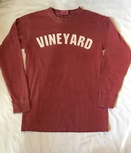 Comfort Colors Size S Vineyard Sweatshirt Red Garment Dye 100% Cotton - Picture 1 of 3