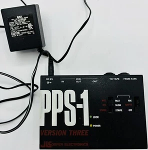 JL Cooper Electronics PPS-1 Version 3 Midi Synchronizer- Org Box, Manual, Cord - Picture 1 of 11