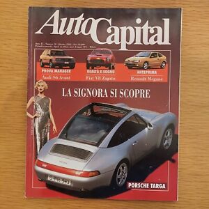AUTOCAPITAL - Ottobre 1995 - PORSCHE 911 Targa / Fiat V8 Zagato / Audi S6 Avant