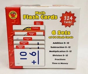 Brighter Child MATH FLASH CARDS (2011, Cards,Flash Cards) education arithmetic - Picture 1 of 3