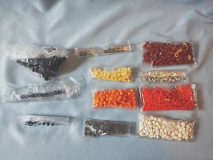 LEGO Part 4073 Plate Round 1x1 8 Colors Entire Lot - Picture 1 of 4