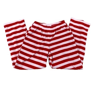 Circo Candy Stripe Christmas Pajama Pants Bottoms Youth Size 5T Red White Fleece - Picture 1 of 7