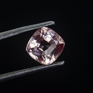 4.5 Ct Certified Natural Loupe Clean Rich Peach Pink Morganite Loose Gems T-654
