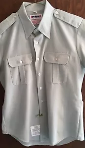 Men’s Propper Military Shirt Tapered Body Green Size 16.5 Poly Wool New No Tag - Picture 1 of 12