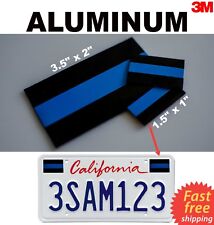 ALUMINUM Thin Blue Line Sticker Decal Blue Lives Matter Police Officer Cop 3M