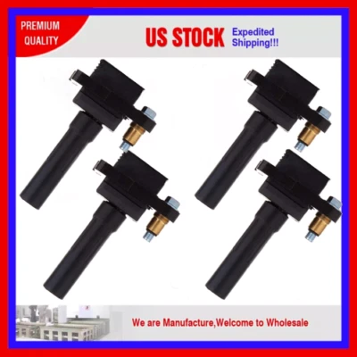 4pc Ignition Coil JSB508 for Subaru Outback Forester Baja 2004-2006 UF508 UF664 - Image 1 of 4