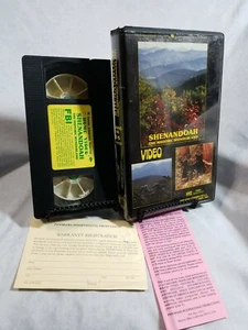 Shenandoah The Historic Wonderland VHS RARE Vintage Roosevelt Nature Wildlife - Picture 1 of 2