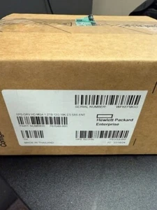 New HPE J9F48A 787648-001 MSA 1.2TB 10K 12G 2.5 SAS DUAL PORT HDD HARD DRIVE - Afbeelding 1 van 1
