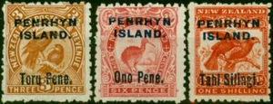 Penrhyn 1903 Set of 3 SG14-16a Fine MM - Bild 1 von 1