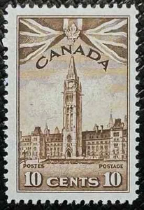 CANADA NO 257 PARLIAMENT BUILDINGS, VF MINT H (KF333) - Picture 1 of 1