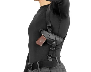 Shoulder, concealed carry (IWB) and belt (OWB) leather holster for Makarov - Picture 1 of 8