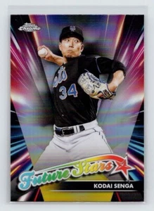 2024 Topps Chrome - Future Stars #FS-9 Kodai Senga New York Mets - Picture 1 of 2