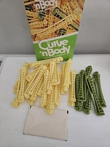 Vtg Toni Curve Body Hair Perm Rods Plastic Curlers 24 Pieces 2 Sizes Retro Box - Picture 1 of 11