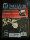 Rock & Gem Magazine avril 1998 saga de diamants polissage de pierres précieuses creuser rugueuse L68
