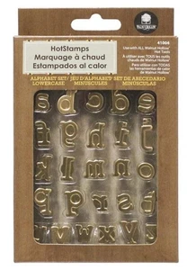 Juego de alfabeto minúsculo Hotstamp para marca y personalización de madera cuero - Imagen 1 de 1