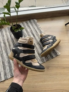 Vintage Isabel Marant Style Hype Sneakers Shoes Size 40 - Picture 1 of 11