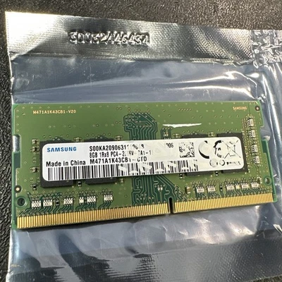 Samsung 8GB DDR4 PC4-21300 1Rx8 SO-DIMM Laptop RAM M471A1K43CB1-CTD - Image 1 of 3