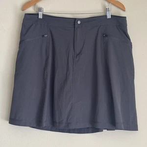 Title Nine Swingtastic Skort Size 14 Gray Nimblene Athletic Tenniscore Outdoor - Picture 1 of 12