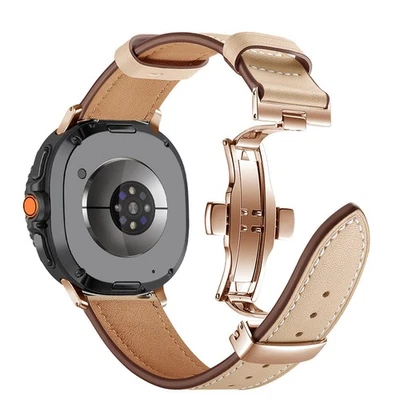 Correa de cuero premium para Samsung Galaxy Watch 8 clásico 46 mm 8 44 mm correa de 40 mm Foto 1 de 4