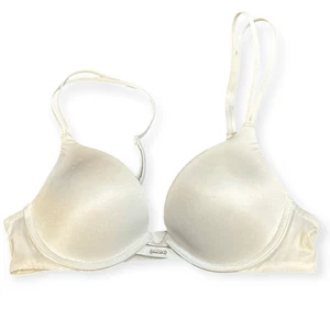 Reggiseno push up donna Victoria’s Secret molto sexy bianco avorio taglia 32A - Foto 1 di 5