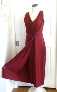 Jersey Peruvian Connection Borgoña Plisado Sobrepelliz Diosa En Capas Maxi M $269 - Imagen 1 de 17