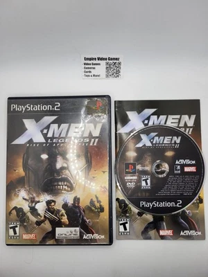 X-Men Legends II: Rise of Apocalypse (Sony PlayStation 2 PS2, 2005) Completo En Caja Foto 1 de 2